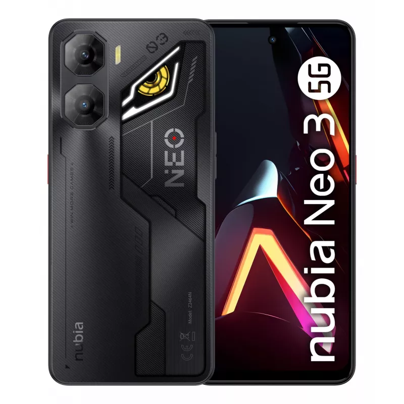Išmanusis telefonas Nubia Neo 3 5G 8/256GB Shadow Black