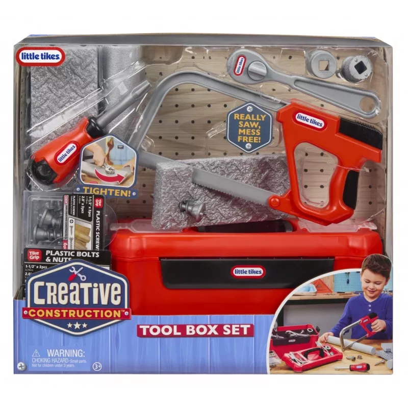 Little Tikes kūrybinis konstravimo įrankių dėžės rinkinys