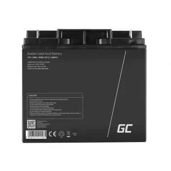 Green Cell AGM10 pramoninis įkraunamas akumuliatorius 12V 20Ah (20000 mAh) sandarus švino rūgšties (VRLA)