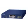 Valdomas jungiklis PLANET GS-2210-8P2S 8 prievadų Gigabit Ethernet 802.3at