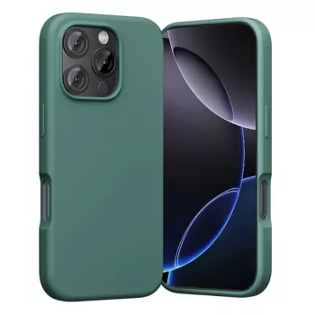 Apsauginis dėklas Vention KUHG0-30, skirtas iPhone 16 Pro, su MagSafe suderinamumu – žalias