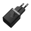 Baseus P10110902113-01 USB-C GaN5 mini 30W tinklo įkroviklis Juodas