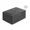 DeLOCK USB dviejų diskų dokavimo stotelė 2 x SATA HDD/SSD su klonavimo funkcija ir kortelių skaitytuvu