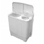 Pusiau automatinė skalbimo mašina Ravanson XPB-800 — 7,5 kg, 1400 aps./min., viršutinis pakrovimas, balta