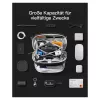 Inateck AB03010 kabelių krepšys – organizavimo maišelis 27×15,8×11 cm, juodas