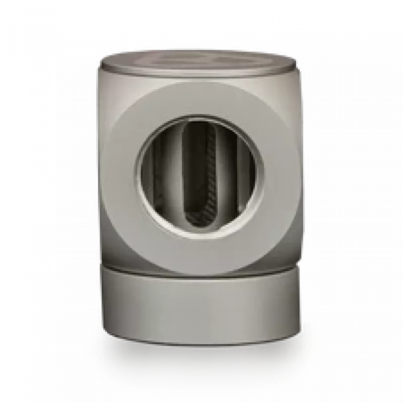 Thermal Grizzly DeltaMate Rotary FF90° – vandens aušinimo jungtis, matinis nikelis, 1 vnt. (TG-DM-FIT-0210)
