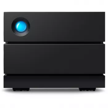 LACIE 2big RAID 16TB USB-C 3.5 colio karštai keičiamas išorinis diskų masyvas su IronWolf Pro diskais 7200 aps./min., 5 metų duomenų atkūrimo paslauga