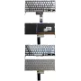 ASUS KB316571 klaviatūra nešiojamam kompiuteriui su foniniu apšvietimu (US išdėstymas, sidabrinė)