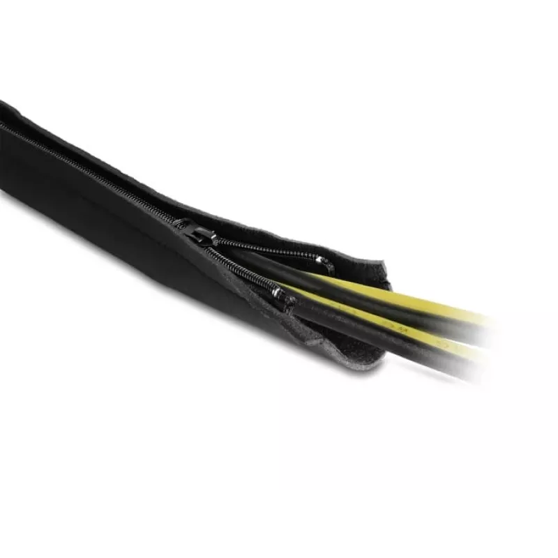 DeLOCK Neopreninis kabelių movimas su užtrauktuku 1,5 m x 100 mm juodas