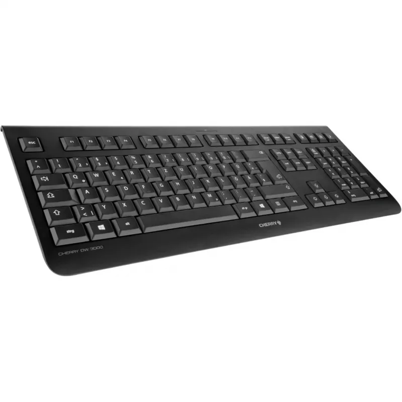 CHERRY DW 3000 belaidė klaviatūra su pele, RF Wireless, QWERTZ, juoda