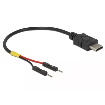 USB C kabelis DeLOCK 85418 0,1 m juodas