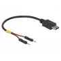 USB C kabelis DeLOCK 85418 0,1 m juodas