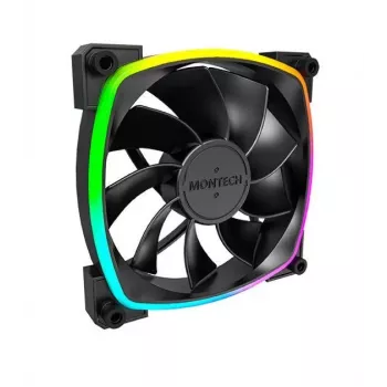 Montech RX120 PWM kompiuterio korpuso ventiliatorius 12 cm juodas 3 vnt.
