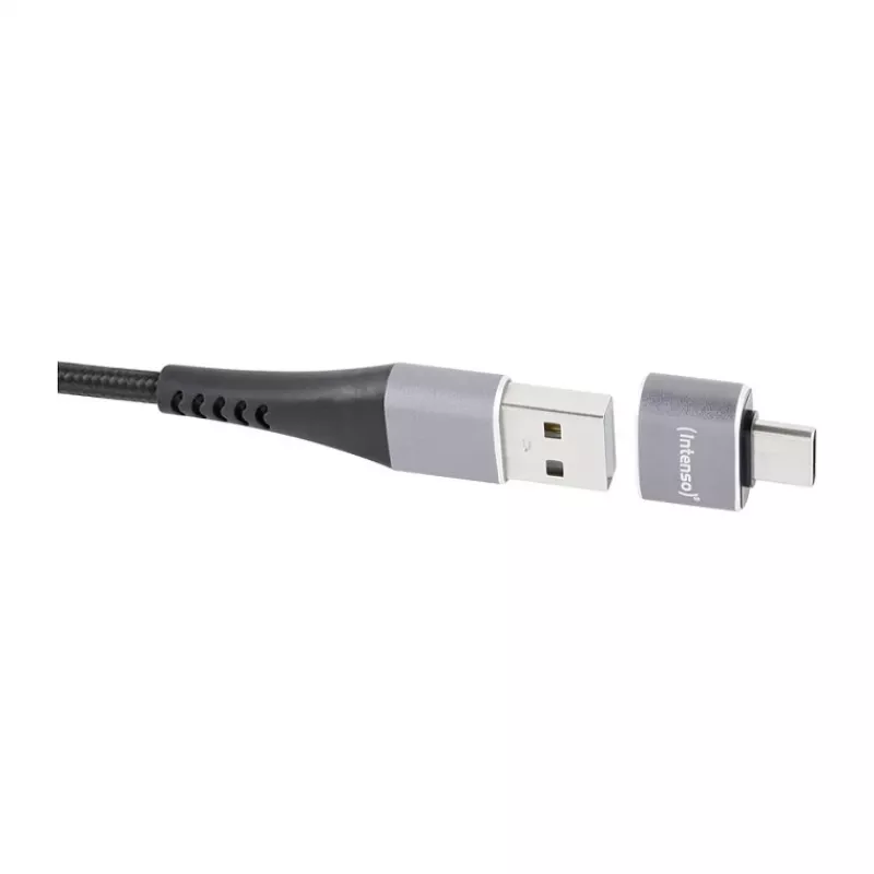 Intenso 3 vnt. rinkinys USB adapteris USB-A į USB-C C480C Aliuminis