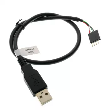 USB laidas Akasa 0,4 m USB A juodas