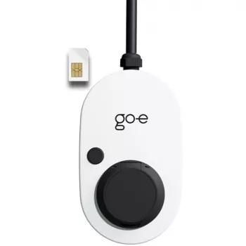 Įkroviklis GO-E Gemini 2.0, 22 kW (32A 3 fazės), Wallbox Baltas/juodas, be kabelio, 4G/LTE