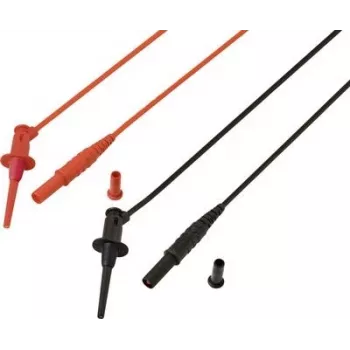 Voltcraft MSL-528 matavimo laidai 4 mm saugos kištukas 1,2 m raudonas juodas 1 pora (VC-17182160)