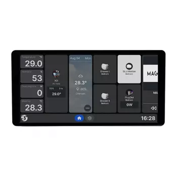 Shelly Wall Display X2i valdymo skydelis su 6.95 inch ekranu (sidabrinis)