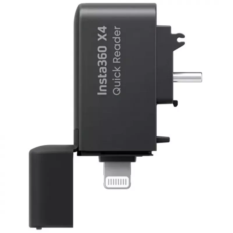 Card Reader Insta360 X4 Quick Reader USB-C / Lightning juodas