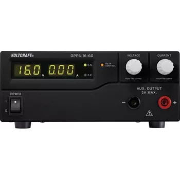 VOLTCRAFT Laboratorinis maitinimo šaltinis, reguliuojamas DPPS-16-60 1 - 16 V/DC 0 - 60 A 960 W USB programuojamas, 1 išėjimas (DPPS-16-60)