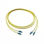 GoodConnections Patch Laidas LWL Duplex OS2 (Vienmodis, 9/125) LC/LC, LSZH, reversuojama poliarizacija, 1m