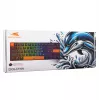 Mechaninė klaviatūra Baracuda Dolphin Black US išdėstymas su raudonais jungikliais