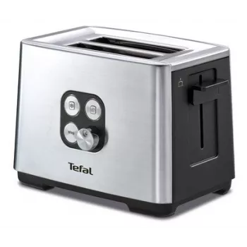 Tefal Equinox TT420D 2 pjūvių skrudintuvas juodas, nerūdijantis plienas
