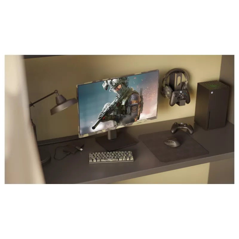JAPANNEXT JN-IPS238FHD200F-HSP-CAMO monitorius 61 cm (24 colių) 1920 x 1080 pikselių Full HD LCD juodas