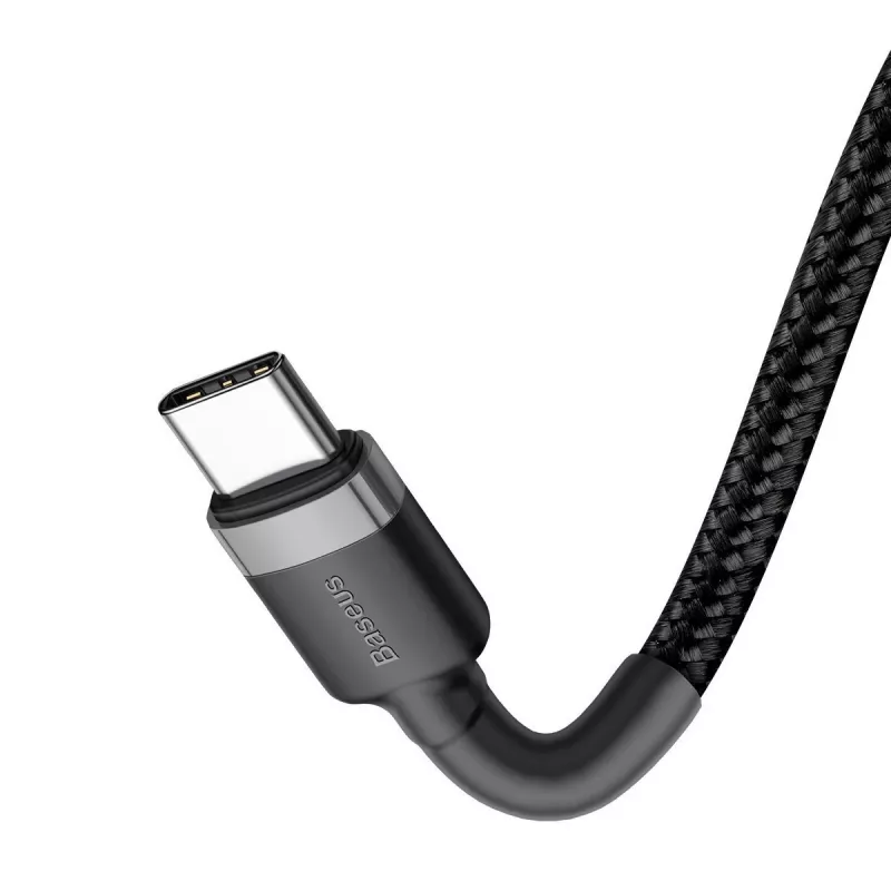 USB-C laidas Baseus Cafule 2m juodai pilkas