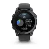 Garmin Fenix E 3.3 cm (1.3 inch) AMOLED 47 mm Skaitmeninis 416 x 416 pikselių Liečiamas ekranas Juodas Wi-Fi GPS (palydovas)