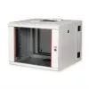 ROLINE 19 colių sieninis stovas Pro 7U, 600x600 mm, dviejų dalių pasukamas, pilkas, IP20, 50 kg talpa