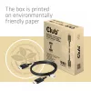 CLUB3D DisplayPort 2.1 dvipusis VESA DP80 sertifikuotas kabelis 4K240Hz, 8K60Hz arba 10K30Hz M/M 1,2 m