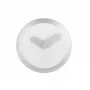 NeXtime klok 2615zi Focus, Ø25 cm, sieninis, baltas/sidabrinis
