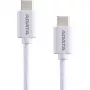 ADATA CACC-100PN-WH USB laidas USB 2.0 1 m USB C baltas