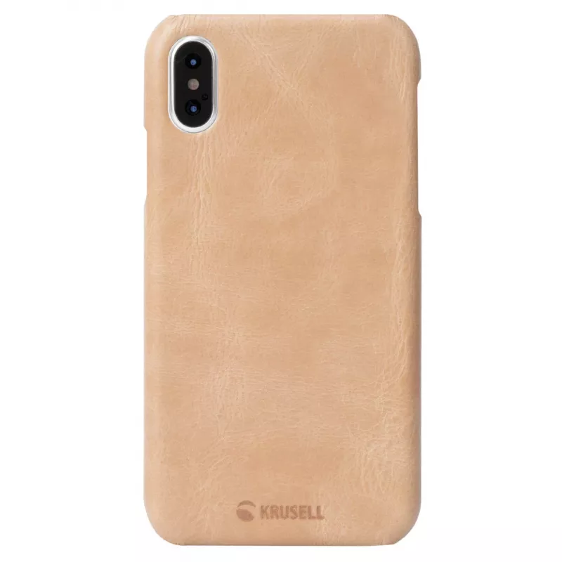 Krusell Sunne dėklas Apple iPhone XS — vintage nude