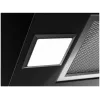 Sieninis gartraukis Electrolux LFV626K, juodas, 598×396 mm, 615 m³/h recirkuliacinis, 62 dB, anglies filtras