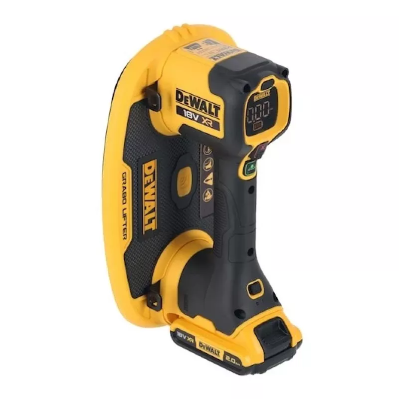 Vakuuminis keltuvas DeWalt GRABO DCE590N 18V belaidis nešiojamas siurbimo įrankis, 1 siurbimo antgalis, maks. apkrova 120 kg
