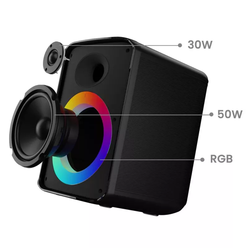 Nešiojamas garsiakalbis Tellur Bluetooth Speaker Buzz, juodas