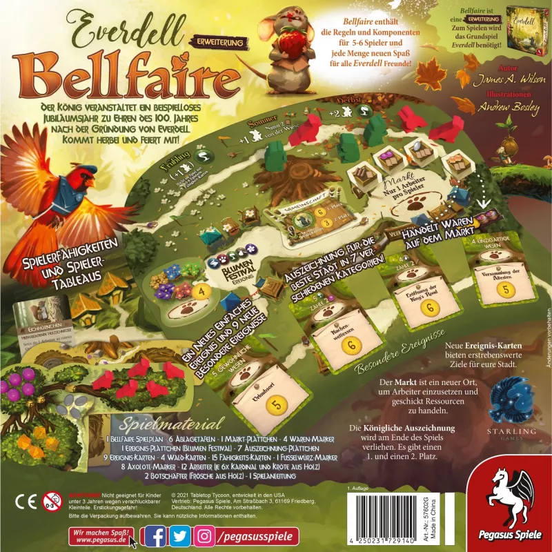 Everdell: Bellfaire, Stalo žaidimo plėtinys