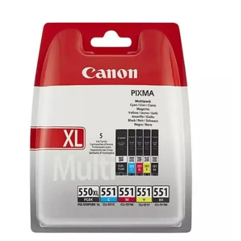 CANON PGI-550XL/CLI-551 BCMYB MULTI kasečių rinkinys