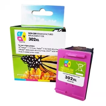 Suderinama statinės kontrolės Hewlett-Packard 302XL (F6U67AE) spalvota, 330 psl.