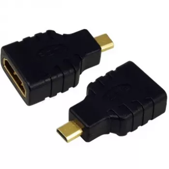Lyties keitiklis HDMI D į HDMI A LogiLink AH0010 Juodas