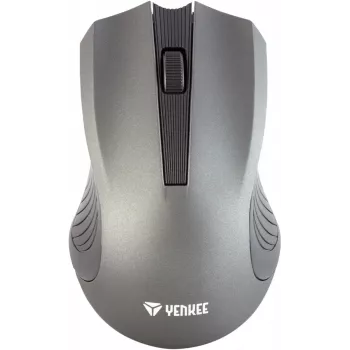 Yenkee YMS 2015GY Monaco 2,4 GHz simetriška belaidė pelė, 3 mygtukai, 10 m nuotolis