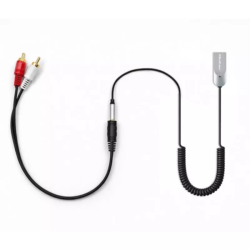 Belaidis garso imtuvas QOLTEC HiFi BT6.0 2xRC – Bluetooth adapteris garsiakalbiams ir automobilio radijui