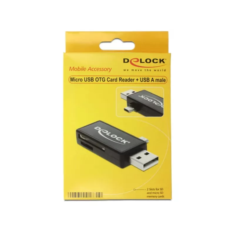Kortelių skaitytuvas DeLOCK 91731 USB 2.0 juodas