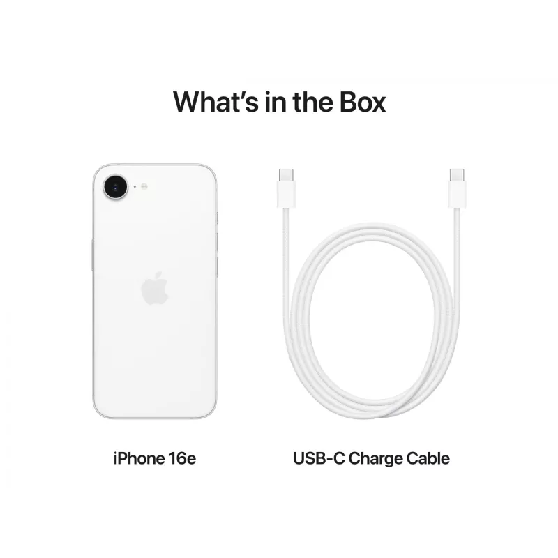 iPhone 16E 512GB balta