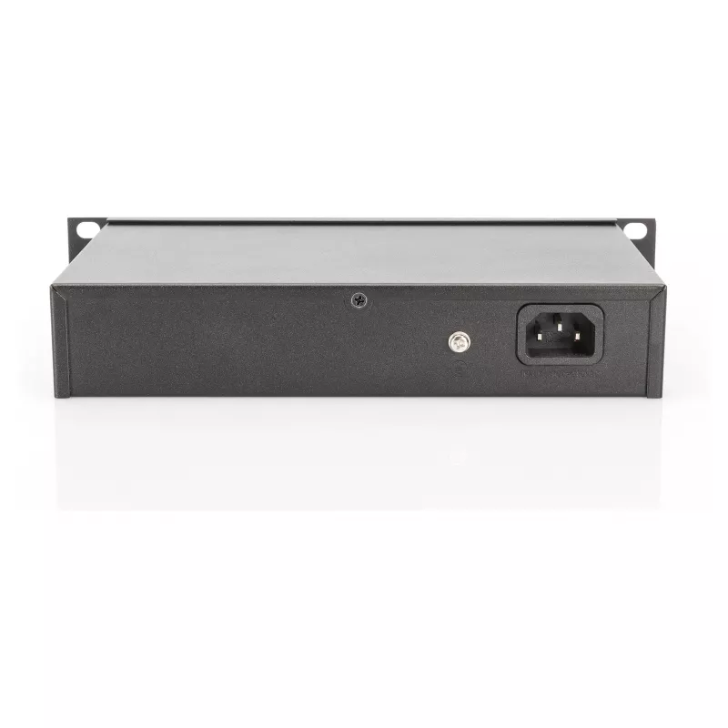 DIGITUS 10 colių Gigabit Ethernet 8 prievadų nevaldomas jungiklis - 8x Gigabit RJ45, montuojamas į stelažą
