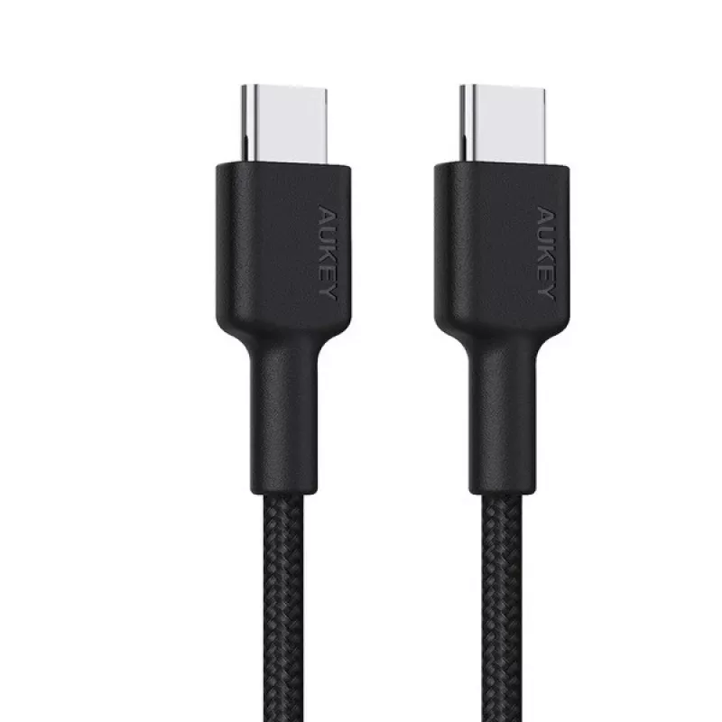Aukey CB-CD45 USB-C į USB-C kabelis, Quick Charge, 0,9 m, juodas