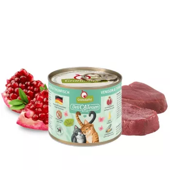 GRANATAPET DeliCATessen šlapias kačių ėdalas su elniena ir tunu – 200g