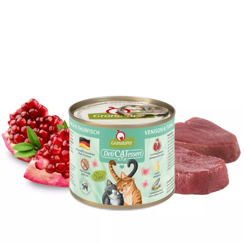 GRANATAPET DeliCATessen šlapias kačių ėdalas su elniena ir tunu – 200g